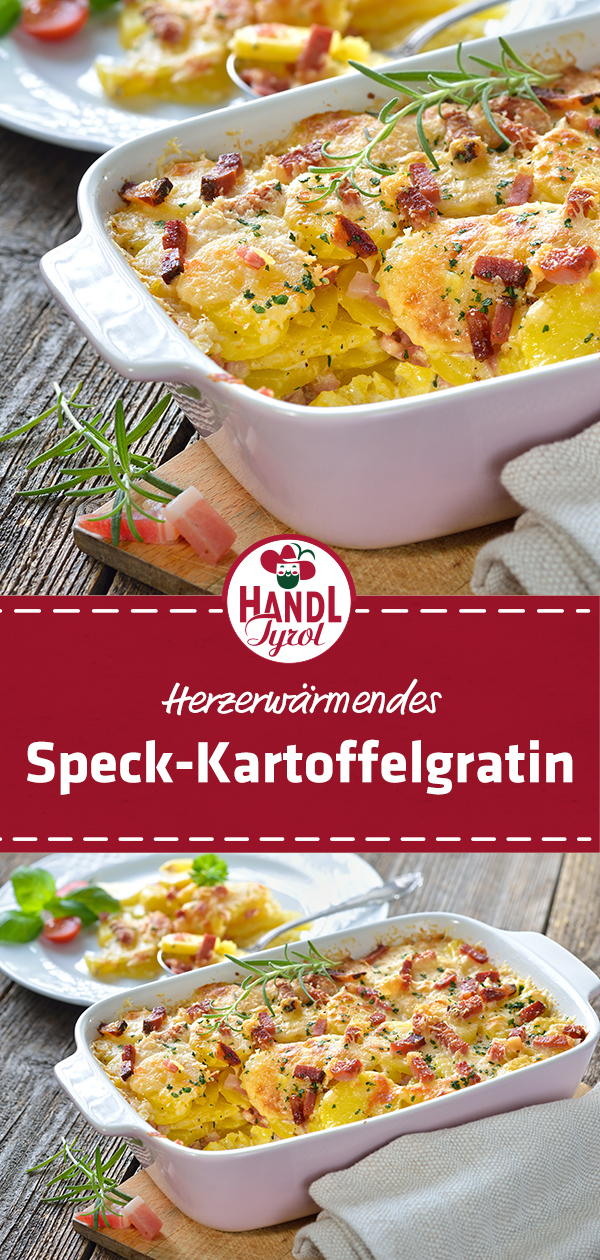 Kartoffelgratin mit Speck