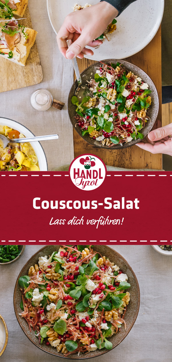 Couscous Salat mit Granatapfel HANDL TYROL