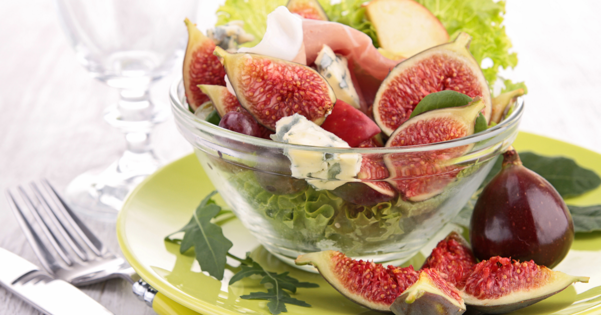 Feigen-Salat mit leichtem Karree und Gorgonzola - HANDL TYROL