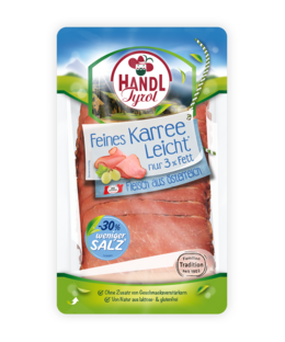 Feines Karree Leicht Salzreduziert 3% Fett 70g Handl Tyrol