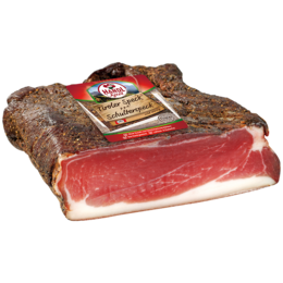 Tiroler Speck g.g.A. Schulterspeck Bedienung 1/2 Handl Tyrol