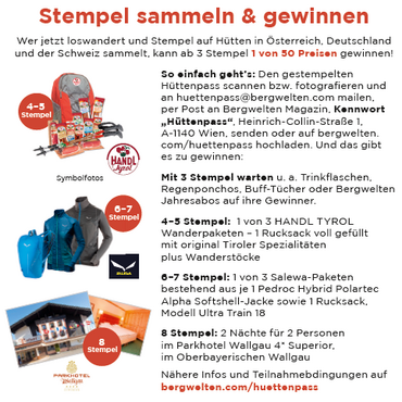 Gewinne Bergwelten Hüttenpass
