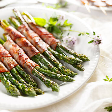 Spargel mit Speck Handl Tyrol